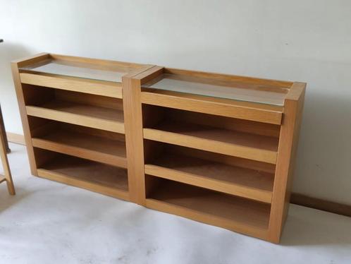 Identieke houten kastjes op wieltjes – uitstekende staa, Huis en Inrichting, Kasten | Ladekasten, Zo goed als nieuw, Ophalen
