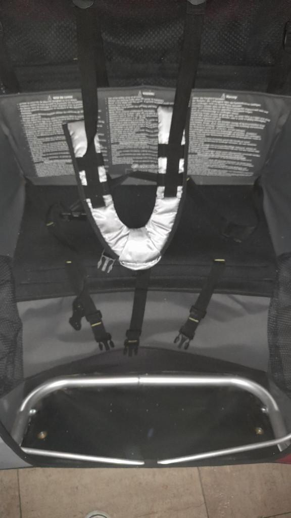 Cougar 2 chariot fietskar, Fietsen en Brommers, Fietsaccessoires | Aanhangwagens en Karren, Gebruikt, Kinderkar, Vering, Opvouwbaar