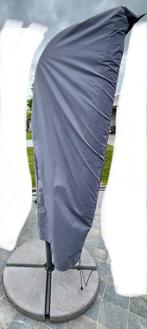 Hangparasol met hoes en voet in goeie staat, Tuin en Terras, Parasols, Ophalen, Kantelbaar, Gebruikt, 2 tot 3 meter