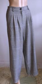 broek dames brede pijpen grijs met ruitjes Tally Weijl S of, Vêtements | Femmes, Culottes & Pantalons, Taille 36 (S), Envoi, Gris