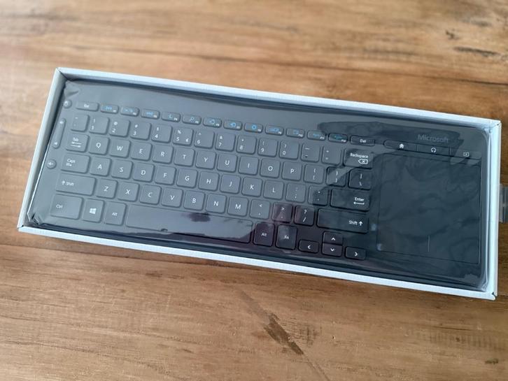 Microsoft All-In-One Media Keyboard, Computers en Software, Toetsenborden, Nieuw, Azerty, Draadloos, Multimediatoetsen, Ophalen of Verzenden