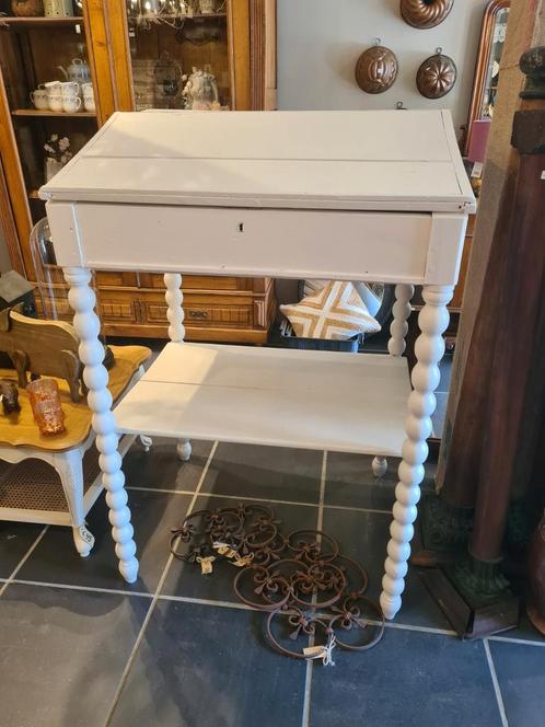 Grote oude pupiter secretaire, Antiek en Kunst, Curiosa en Brocante, Ophalen
