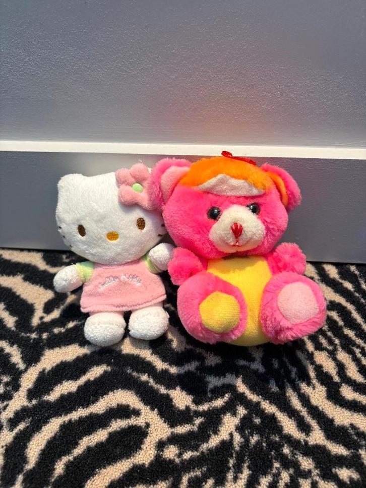 Boîte de 23 peluches – Assortiment de 5 à 30 cm, Collections, Ours & Peluches, Utilisé, Enlèvement ou Envoi