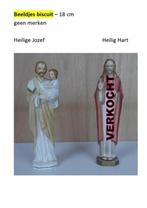 Heiligenbeeld biscuit H. Jozef H18cm, Antiek en Kunst, Ophalen of Verzenden