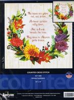 Borduurpakket Autumn Sentiments van Janlynn, Verzenden, Nieuw, Borduurpakket