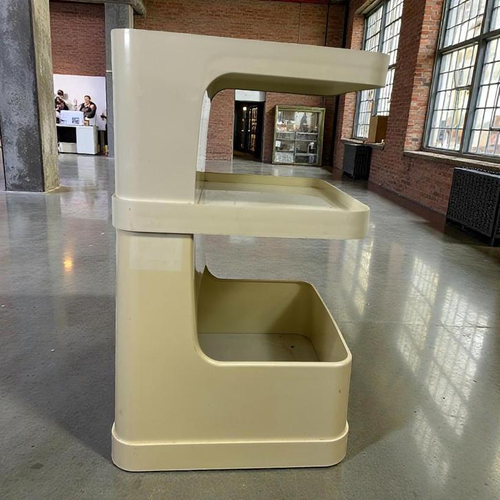 Vintage space age barcart  bijzettafel 'Flair voor Prisunic', Antiek en Kunst, Antiek | Meubels | Tafels, Ophalen of Verzenden