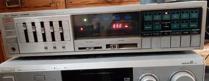 Vintage Fisher AM-FM stereo synthesizer ontvanger - RS-225, Audio, Tv en Foto, Buizenversterker, Ophalen of Verzenden