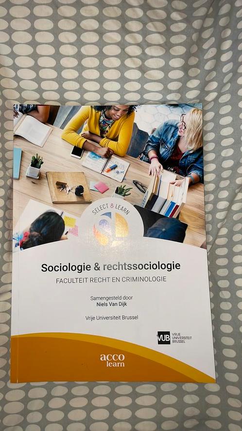 Sociologie & Rechtssociologie door Niels Van Dijk (VUB), Boeken, Schoolboeken, Nieuw, Overige vakken, Overige niveaus, Ophalen of Verzenden
