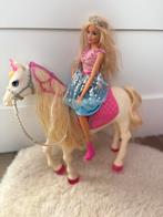 Barbie princess adventure & shimmer paard, Kinderen en Baby's, Speelgoed | Poppen, Ophalen, Zo goed als nieuw, Barbie