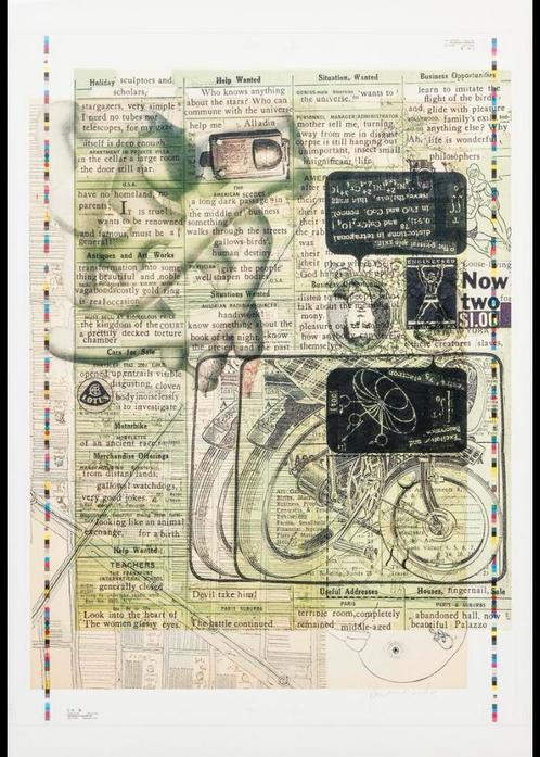 Panamarenko zeldzame gesigneerde print proof, Antiek en Kunst, Kunst | Litho's en Zeefdrukken, Ophalen