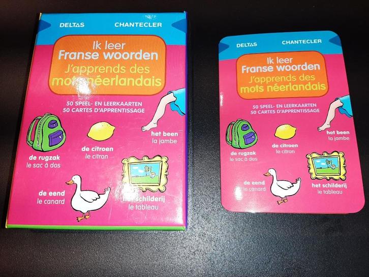Deltas "Ik leer Franse woorden", Kinderen en Baby's, Speelgoed | Educatief en Creatief, Zo goed als nieuw, Taal en Lezen, Ophalen of Verzenden