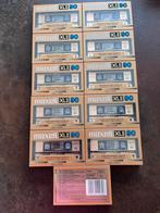 11 nieuwe verpakte cassettes Maxell XLII 90 gemaakt in Japan, Cd's en Dvd's, Cassettebandjes, Ophalen of Verzenden, Zo goed als nieuw
