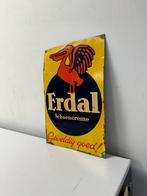 Erdal schoenpoets oud reclamebord, Ophalen of Verzenden, Gebruikt, Reclamebord