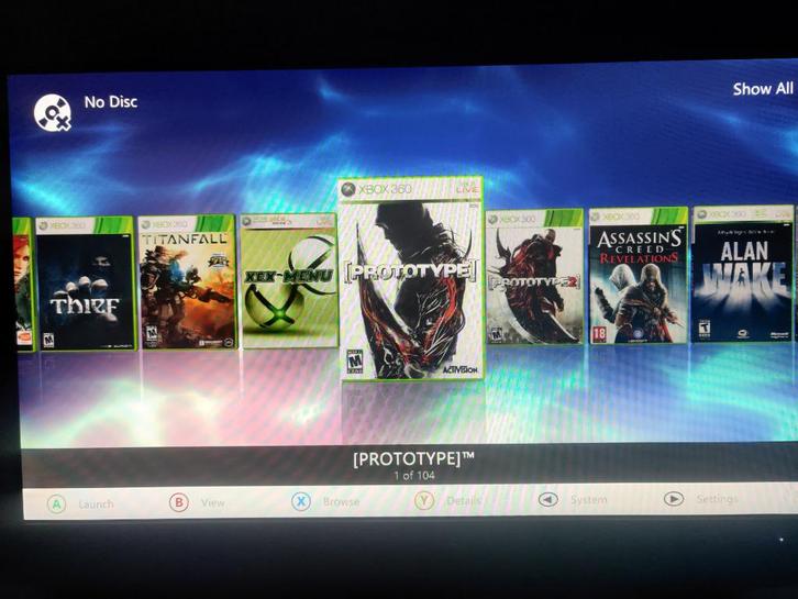 Xbox 360 Elite - RGH1.2 - 100+ games (1000Gb), Games en Spelcomputers, Spelcomputers | Xbox 360, Gebruikt, 360 Elite of Super Elite