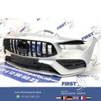W118 C118 CLA AMG VOORBUMPER + GT GRIL zilvergrijs 2018-2023, Gebruikt, Voor, Mercedes-Benz, Ophalen of Verzenden