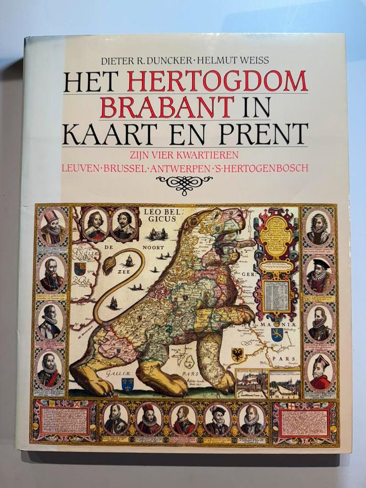 Het Hertogdom Brabant in kaart en prent, Boeken, Atlassen en Landkaarten, Zo goed als nieuw, Ophalen of Verzenden