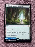 Magic the Gathering : Tidechannel/Barkchannel Pathway, Ophalen of Verzenden, Zo goed als nieuw, Losse kaart