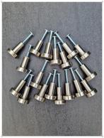 LINEA BERTOMANI – BOUTONS DE PORTES/TIROIRS INOX 25MM (18), Ophalen of Verzenden, Zo goed als nieuw, Overige typen, Inox