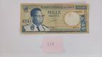 Banque National du Congo 1000 Francs 1961, Postzegels en Munten, Bankbiljetten | Afrika, Ophalen of Verzenden, Overige landen