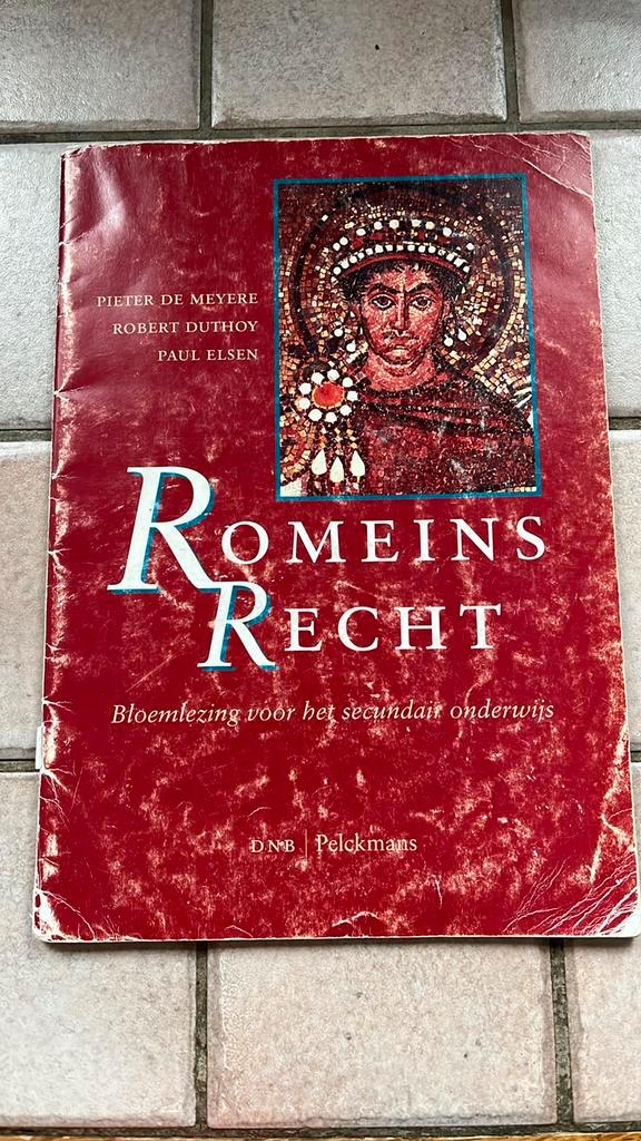 P. De Meyere - Romeins Recht , Leerlingenboek, Boeken, Schoolboeken, Gelezen, Latijn, ASO, Ophalen