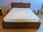 Bed 160x200 + lattenbodems (2x80) + matras en beschermhoes, Huis en Inrichting, Slaapkamer | Bedden, Ophalen, Gebruikt