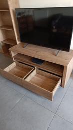 Wild Eiken tv-meubel met lades (B130*H53*D43), Huis en Inrichting, Ophalen, Gebruikt
