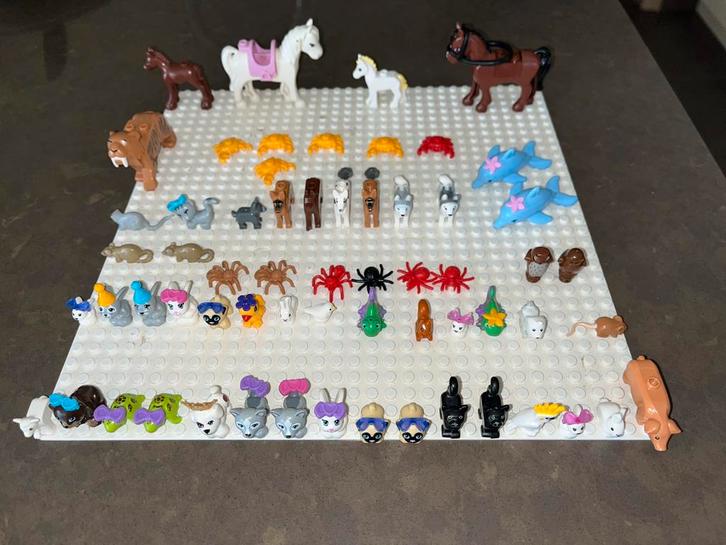 Lego dieren (varken - muizen - katten - paarden - zeedieren), Kinderen en Baby's, Speelgoed | Duplo en Lego, Zo goed als nieuw