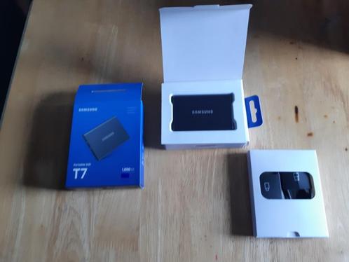 TE KOOP SSD 2 TB Merk Samsung (T7 1000 Mbps), Computers en Software, Harde schijven, Zo goed als nieuw, Laptop, Extern, SSD, USB