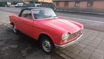 Peugeot 204 cabriolet, Auto's, 4 zetels, Zwart, Cabriolet, Overige bekleding