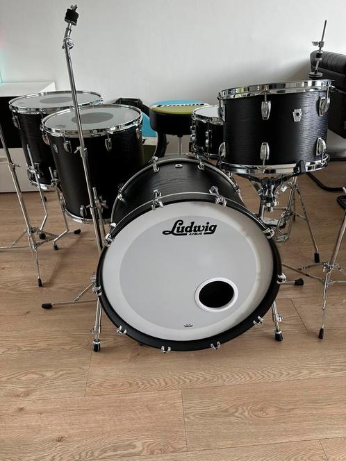 Ludwig USA Keystone/ Classic Oak Drum Kit, Muziek en Instrumenten, Drumstellen en Slagwerk, Zo goed als nieuw, Ludwig, Ophalen