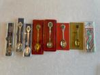 8 oude souvenir( souvenier) lepeltjes, Ophalen of Verzenden, Zo goed als nieuw