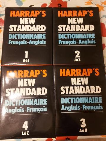 harraps anglais - français 4 volumes