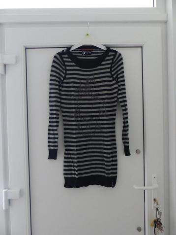 Pull rayé Pepe Jeans - taille XS, Gris, Enlèvement ou Envoi, Comme neuf, Taille 34 (XS) ou plus petite