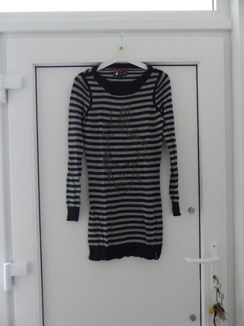 Pepe Jeans gestreept truitje - maat XS, Kleding | Dames, Truien en Vesten, Zo goed als nieuw, Maat 34 (XS) of kleiner, Grijs, Ophalen of Verzenden
