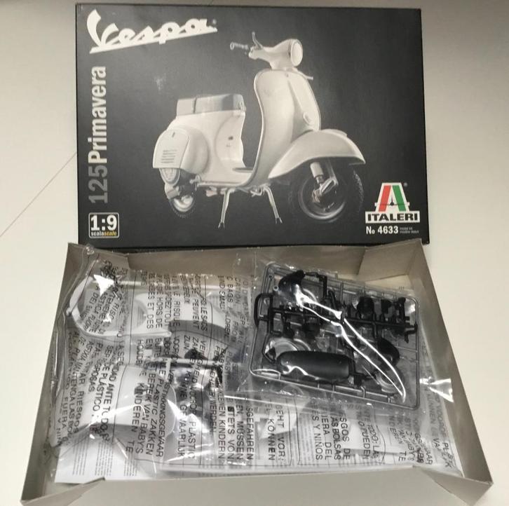 Modelbouw VESPA, Hobby en Vrije tijd, Modelbouw | Auto's en Voertuigen, Nieuw, Overige typen, Italeri, Ophalen of Verzenden