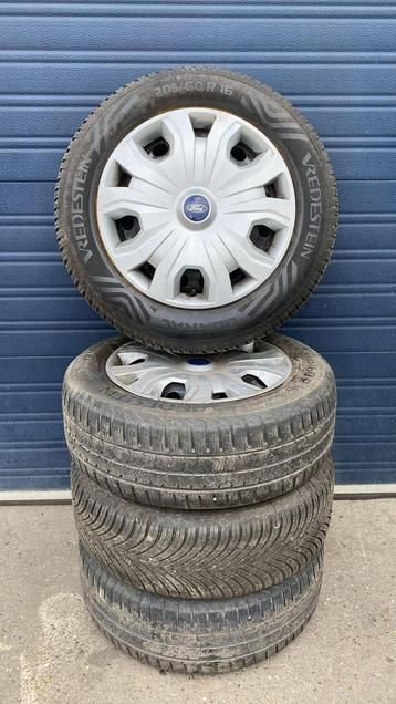 Ford Transit Connect velgen 205-60-16 5x108 - Set 20.21, Auto-onderdelen, Banden en Velgen, 16 inch, Banden en Velgen, All Season