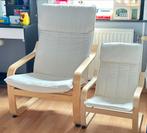 2 Ikea schommelstoelen (groot en klein), Maison & Meubles, Canapés | Salons, Comme neuf, Enlèvement