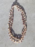Double collier sautoir multi ajustable en perles nacrées, Enlèvement ou Envoi, Neuf