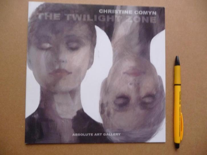 CHRISTINE COMYN : CATALOGUS EXPO "THE TWILIGHT ZONE ", Boeken, Kunst en Cultuur | Beeldend, Nieuw, Schilder- en Tekenkunst, Ophalen of Verzenden