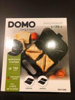 Domo snackmaker 2 in 1, Plaques amovibles, Enlèvement ou Envoi, Neuf