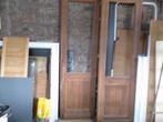 Afzélia Dousier 8/4 dubbele houten deur, Tuin en Terras, Nieuw, 100 tot 150 cm, Hout, 200 cm of meer