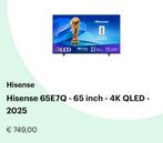 Hisense 65E7Q - 65 pouces - 4K QLED - 2025, Autres marques, QLED, 50 Hz, Comme neuf