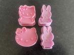 Uitstekers - Hello Kitty / Nijntje (4 stuks), Ophalen of Verzenden, Gebruikt, Taarten of Cupcakes, Versiering