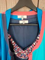 Kleedje (mt XL) met bijpassend gilet CKS, Kleding | Dames, Blauw, Maat 42/44 (L), Ophalen of Verzenden, Zo goed als nieuw