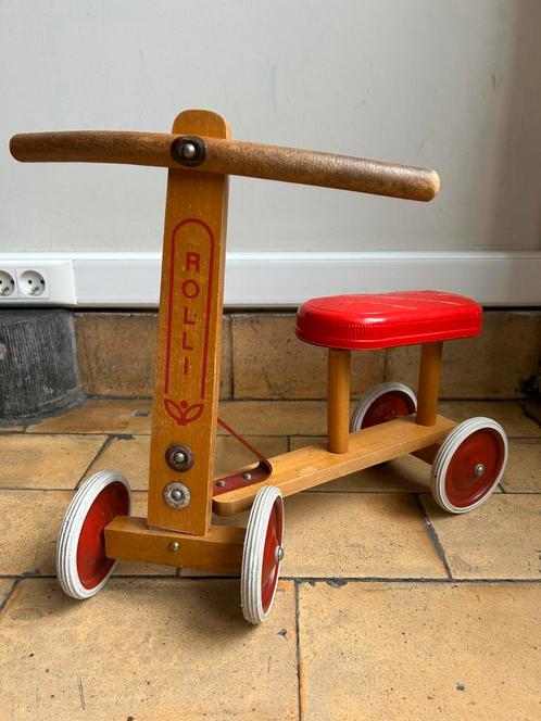 Draisienne / Velo / Tricycle en bois - Rolli, Kinderen en Baby's, Speelgoed | Buiten | Voertuigen en Loopfietsen, Zo goed als nieuw