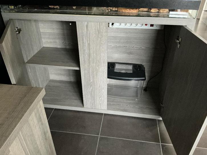 Terrarium met kast te koop, Animaux & Accessoires, Reptiles & Amphibiens | Accessoires, Utilisé, Terrarium ou Paludarium, Enlèvement