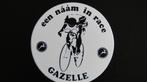 sticker Gazelle wielrennen fietser fiets, Verzamelen, Stickers, Ophalen of Verzenden, Merk, Zo goed als nieuw