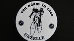 sticker Gazelle wielrennen fietser fiets, Verzamelen, Ophalen of Verzenden, Zo goed als nieuw, Merk
