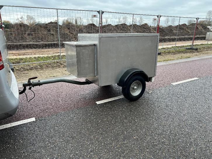 Mooie aluminium honden aanhanger/ honden trailer., Auto diversen, Aanhangers en Bagagewagens, Zo goed als nieuw, Ophalen