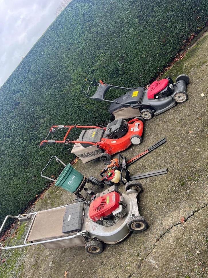 Grasmachines e.d (tuingereedschap), Tuin en Terras, Grasmaaiers, Ophalen